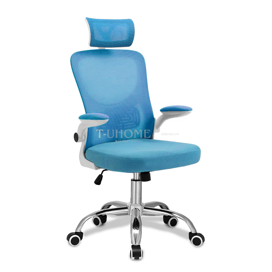 ghe-xoay-lam-viec-tay-lat-thiet-ke-cong-thai-hoc-xanh-duong-khung-trang
